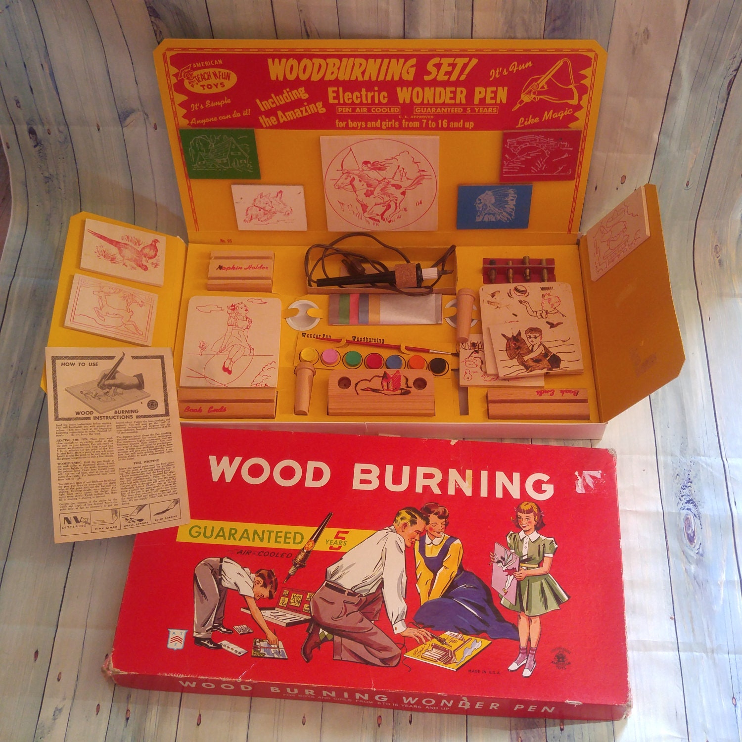 wood burning kit toy