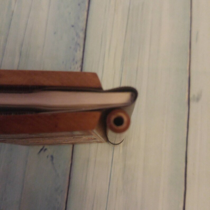 Vintage Wood Note Pads With Pen Holder - Etsy