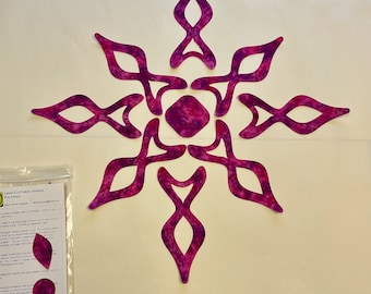 Fabric mandala kit #9