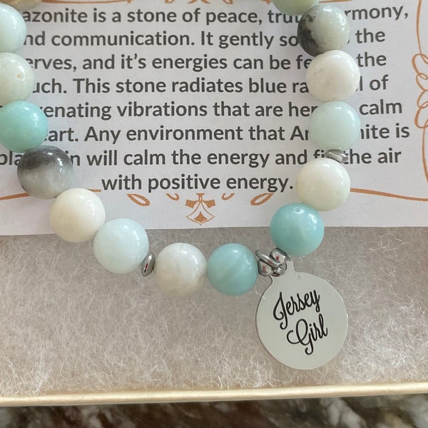 Jersey Girl or Jersey Shore Gemstone Bracelet