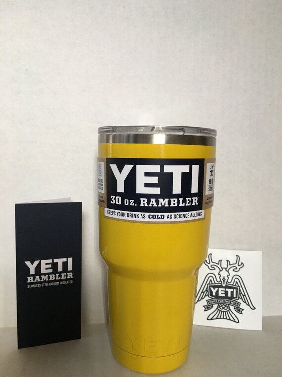 yeti rambler yellow