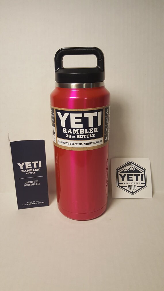 YETI BOTTLES 36 oz Yeti Rambler Water bottle custom powder Etsy