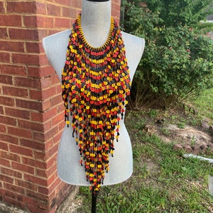 Bold fair trade beads necklace