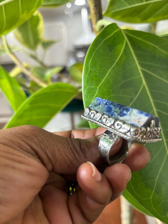 Lapis adjustable ring - image 3