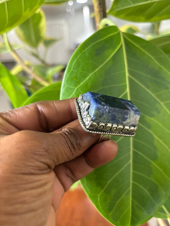 Lapis adjustable ring - image 6