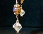 Amber Crystal Earrings