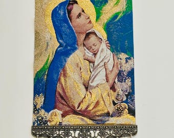 Tenture Murale Tissée Jean-Paul II – Taille 24x17 Pouces – Fabriquée En Italie (neuf)