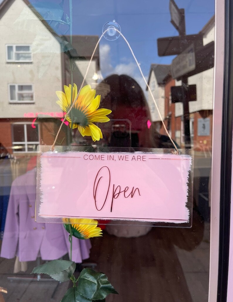 Open/closed Acrylic Sign Shop Sign Cafe Sign Salon Sign - Etsy