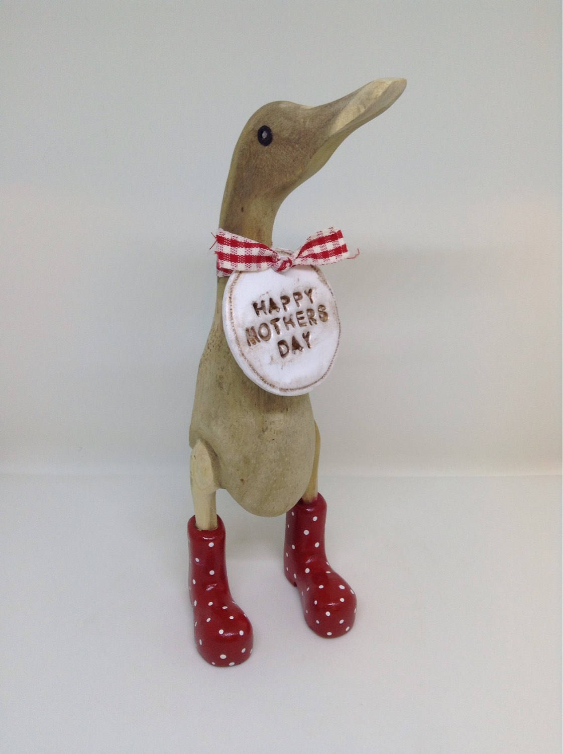 personalised wooden duck