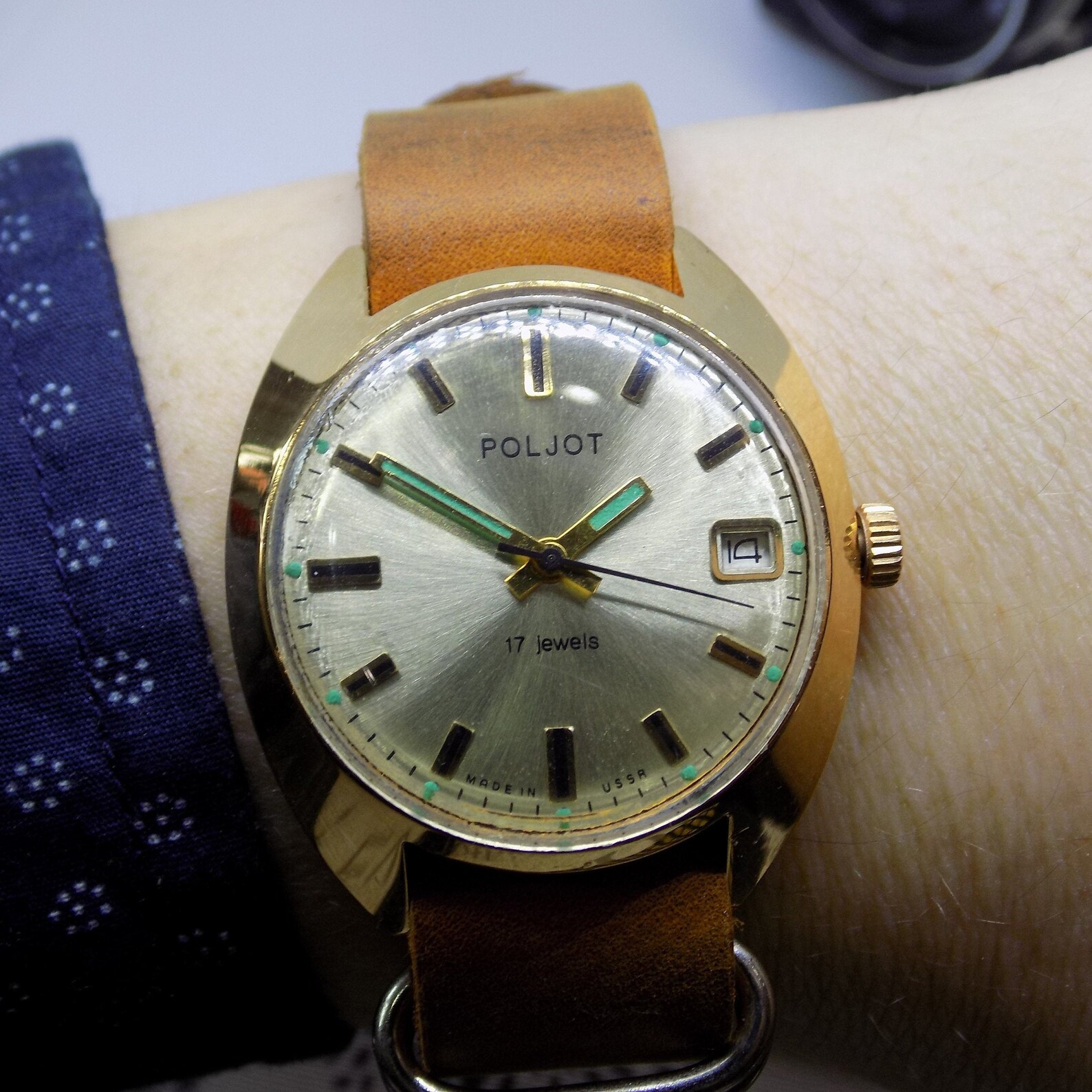 Men's Vintage Watch Poljot Vintage Watch Poljot De Luxe Etsy