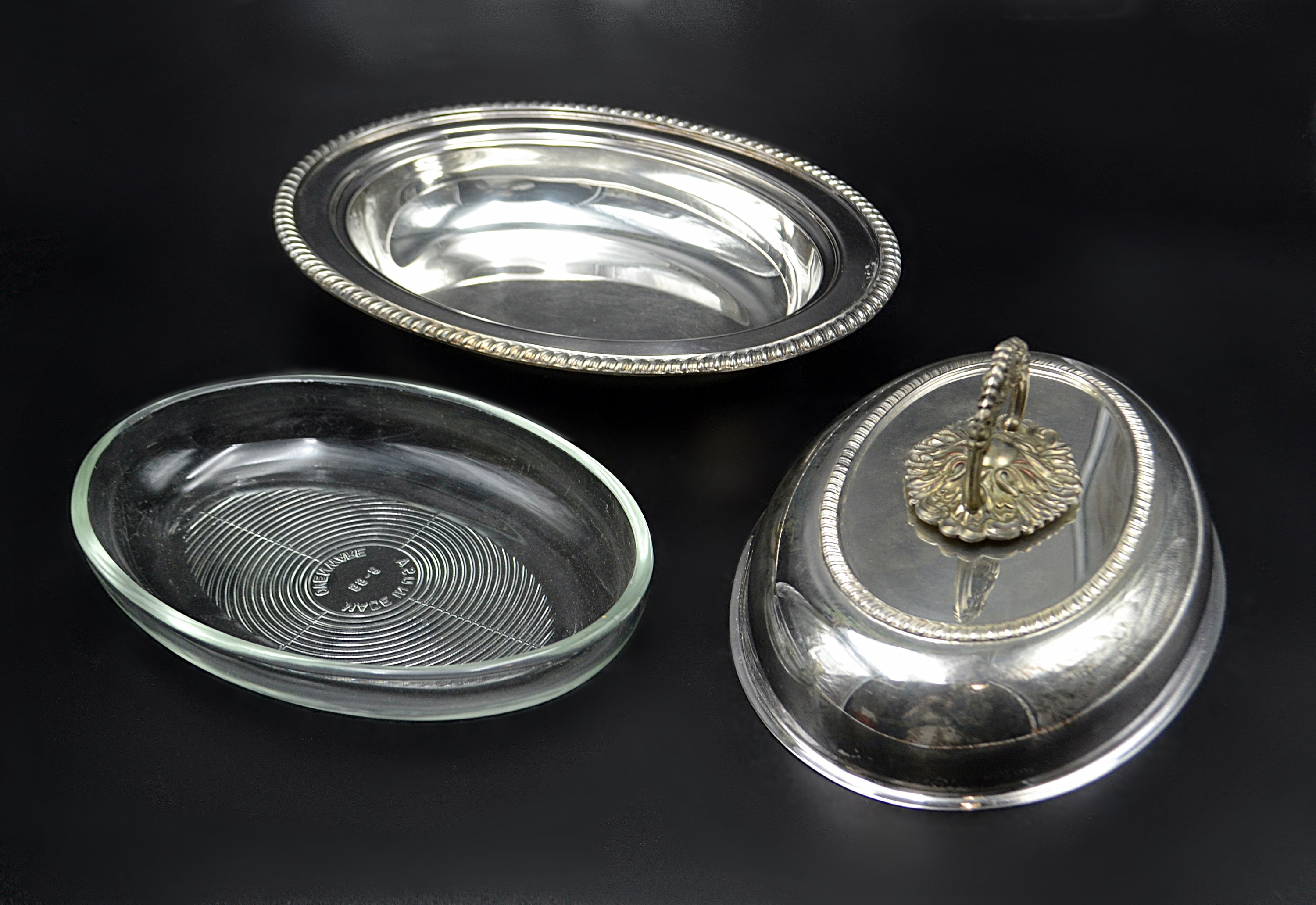 Sheffield Reproduction Silver Plate Covered Serving Dish With Etsy Canada