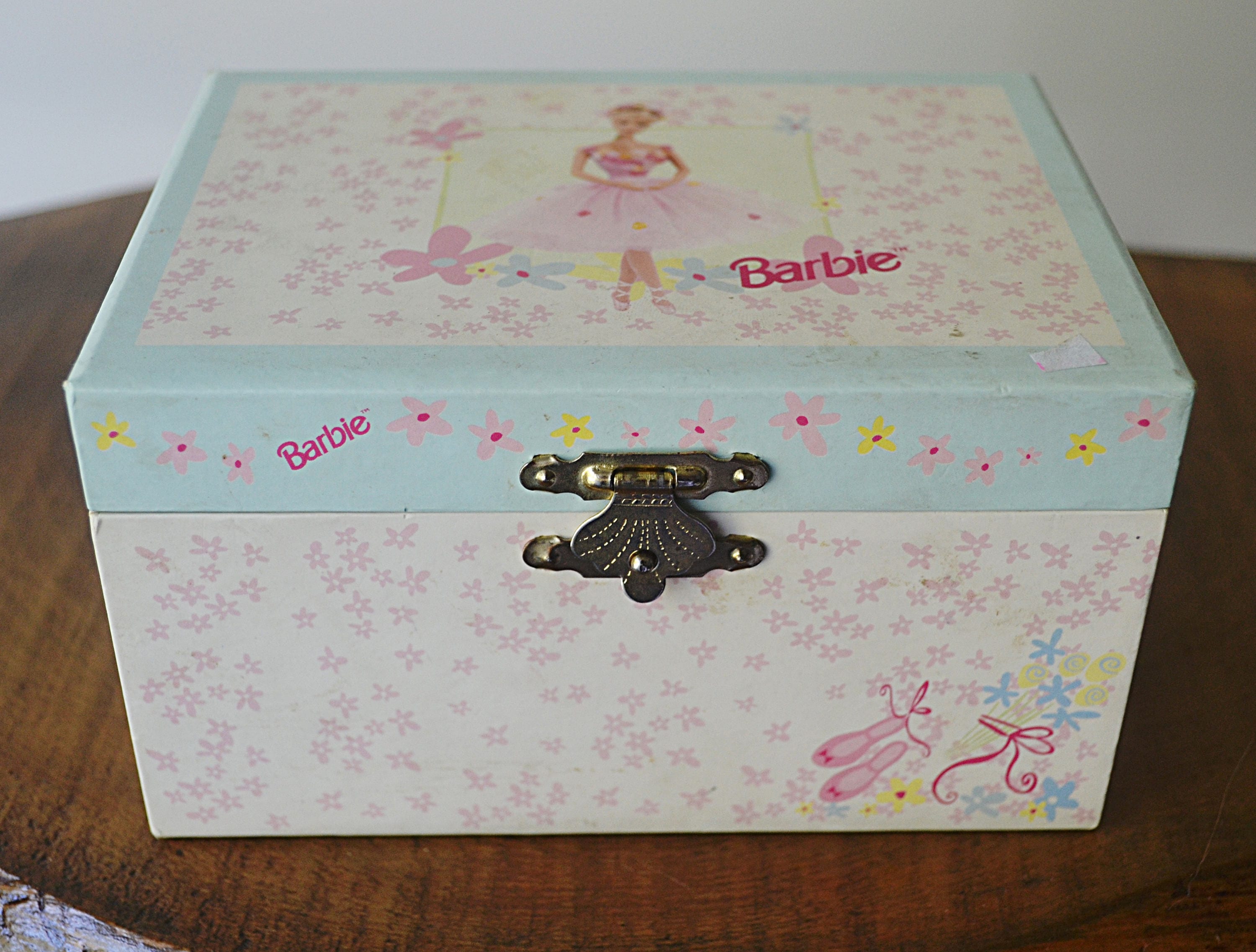 Ballerina Barbie Musical Jewelry Box, Gunther Mele Music Box, Ballet