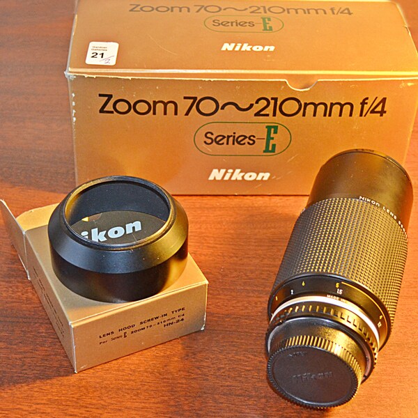 Vintage Nikon Zoom Lens, Nikon Lens Hood