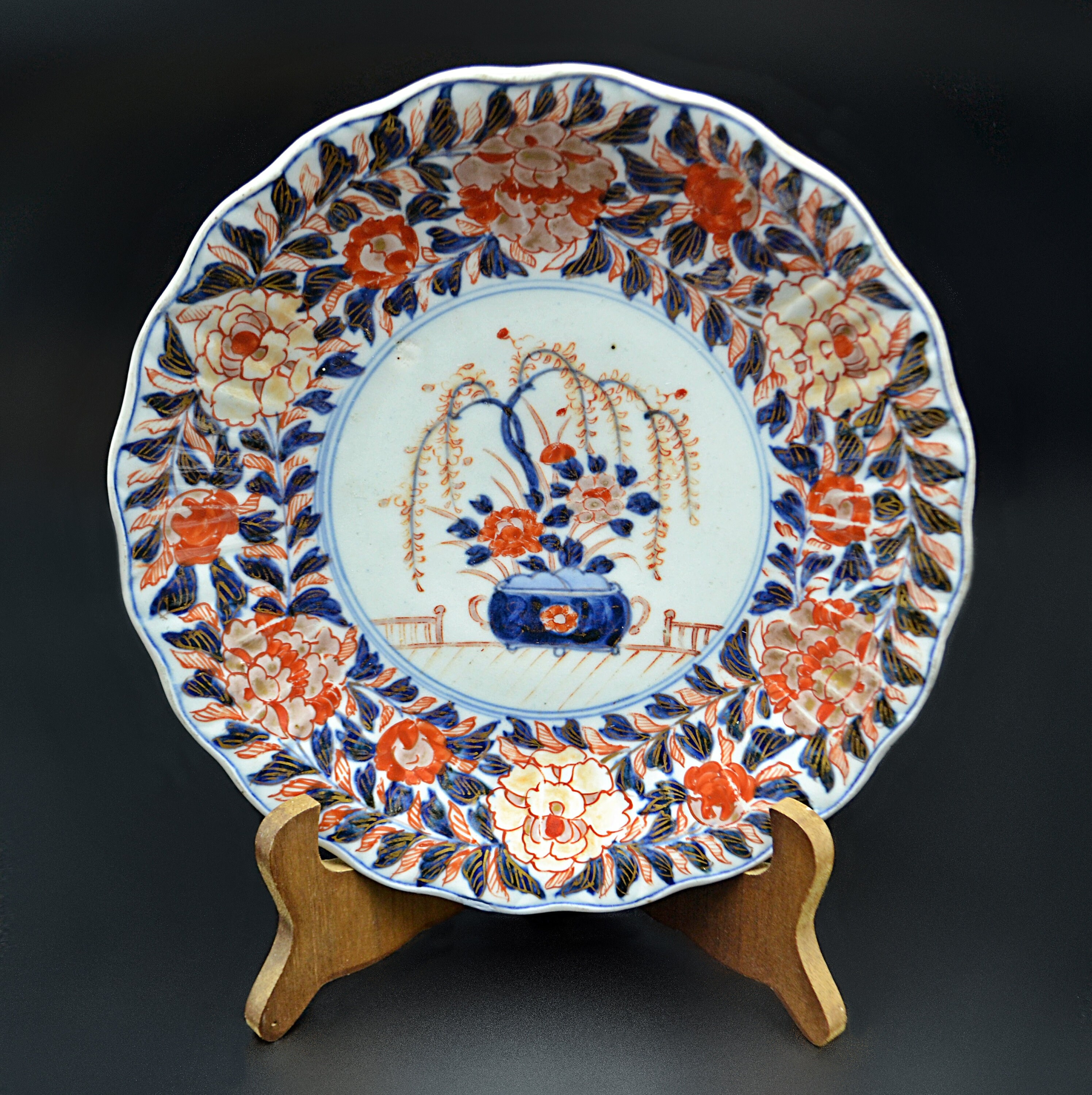 Two Antique Japanese Imari Plates Etsy