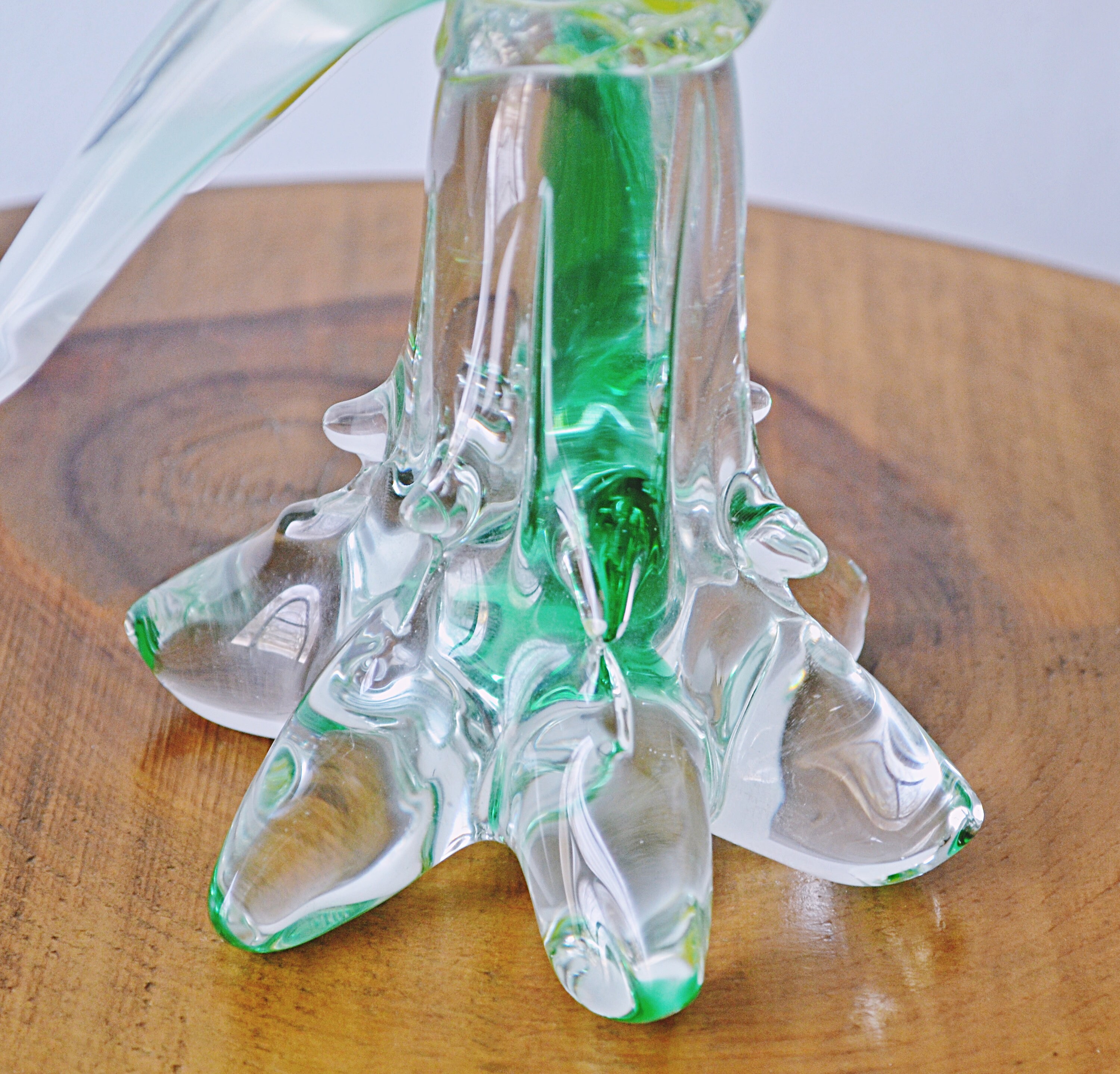 Art Glass Bird Vintage Glass Bird Glass Decor Bird Figurine Etsy Canada