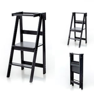 Platzsparender Montessori Tritthocker