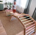 Transformable climbing triangle and arch, Toddler playground, Rainbow climber, Triangle and arch set product logo