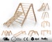 Transformable climbing triangle, Baby gym, Adjustable climbing triangle, Activity climber, ladder climber 