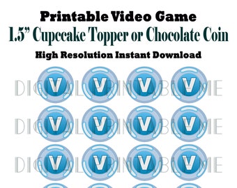 V Bucks Printable Etsy