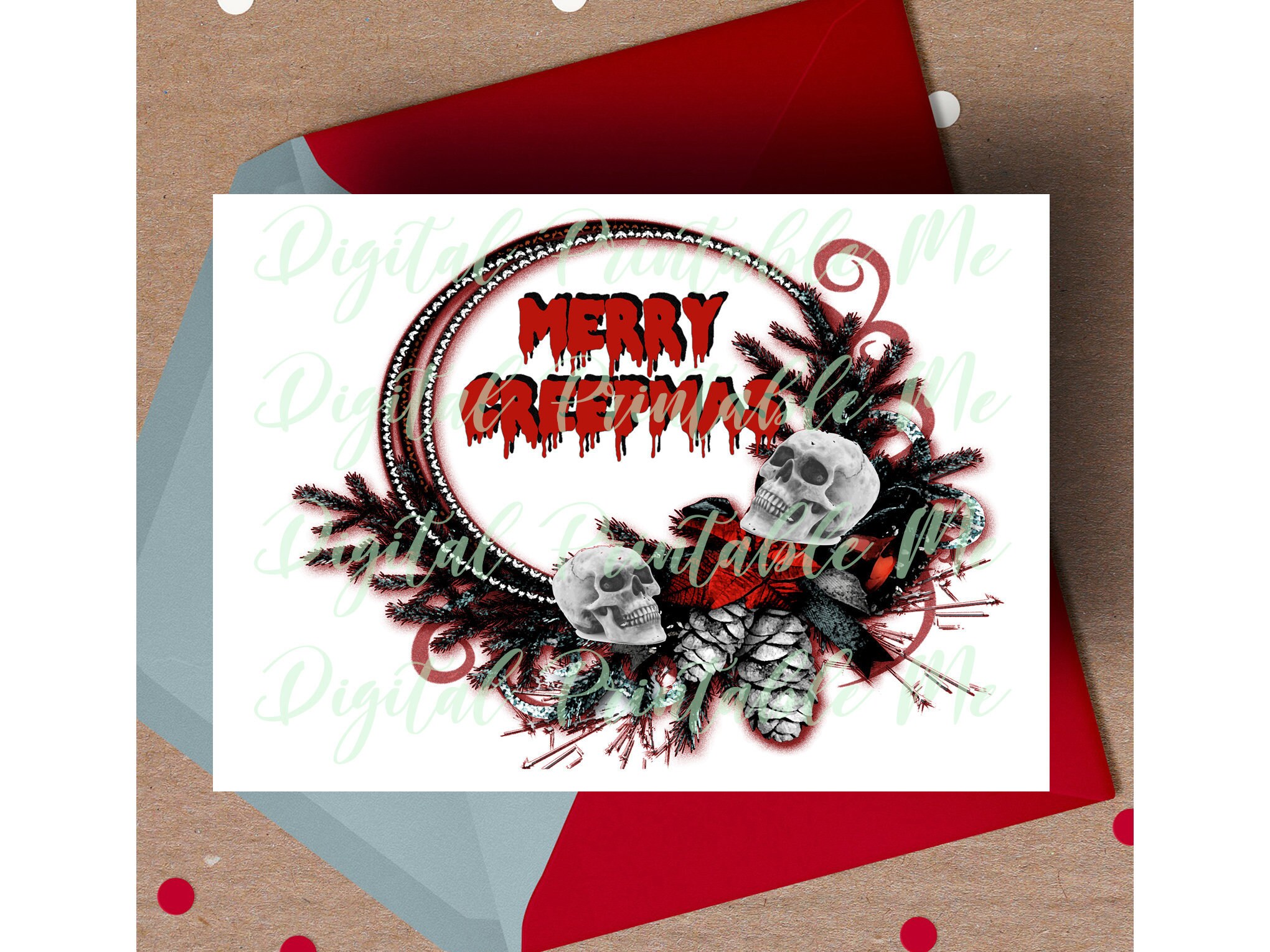 Dark Christmas Cards 