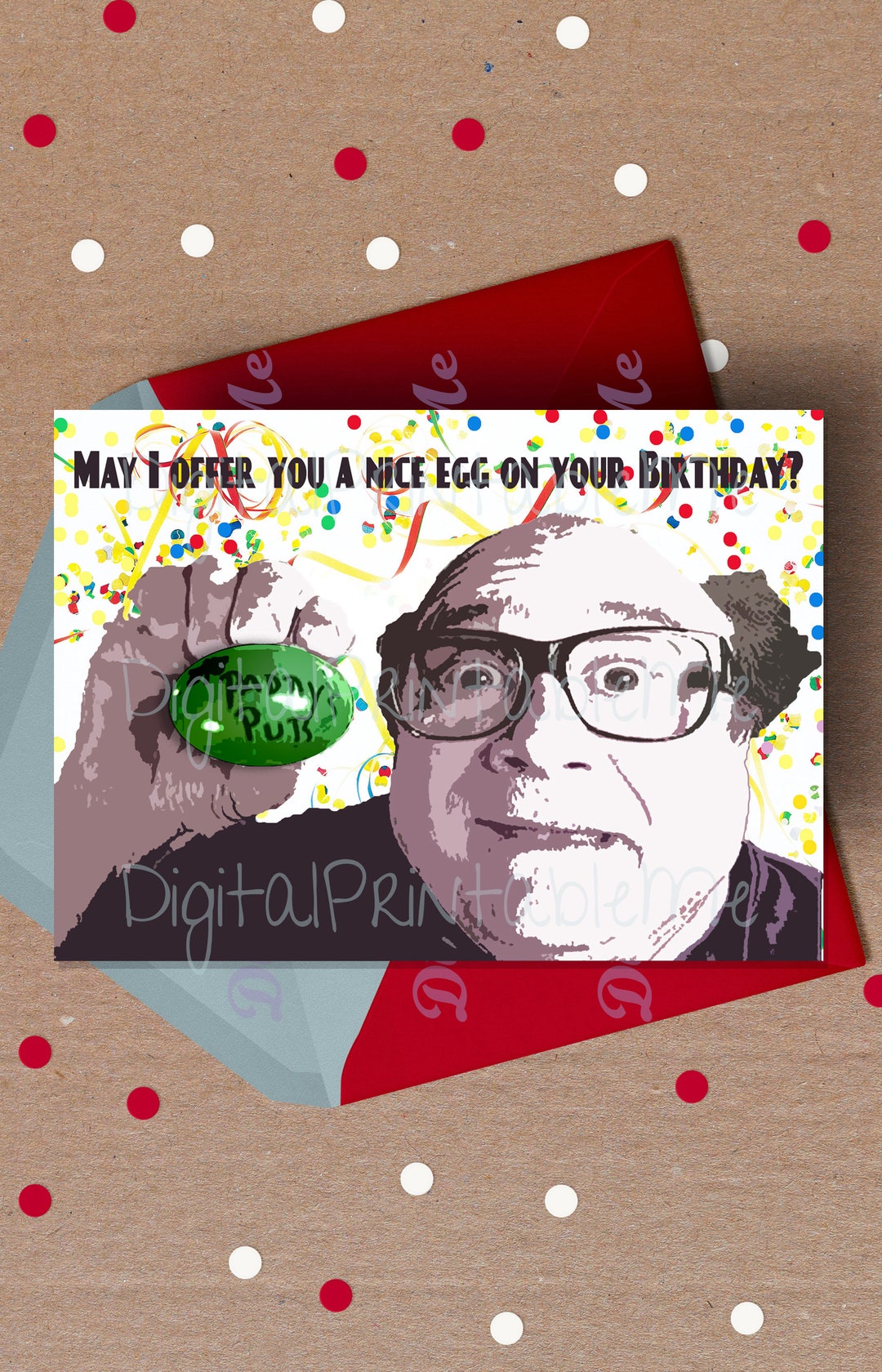 Funny Birthday Card Frank Reynolds May I Offer You a Nice Etsy