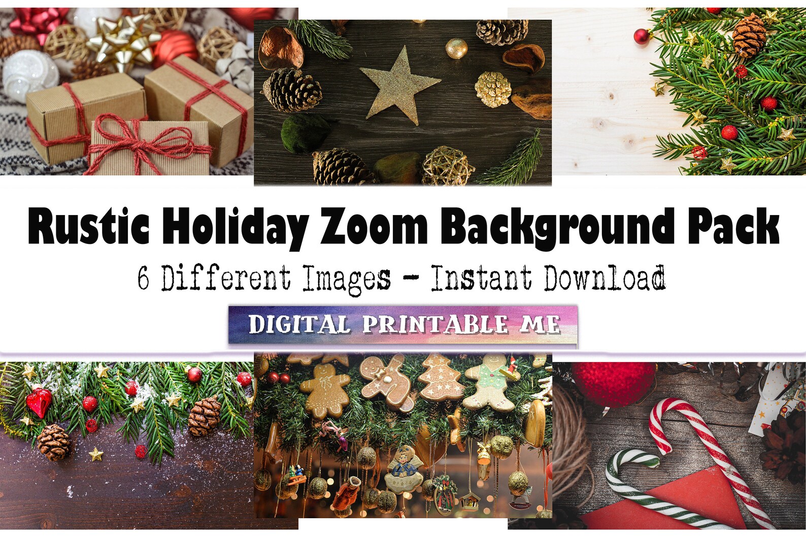 rustic christmas zoom background rustic christmas zoom background
