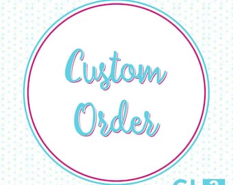 Custom Order: Minor Design Change. For GLDesigns2Go Listings. One per item change. Purchase this listing "ALONG WITH" any 1 of our products