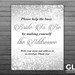 Silver Address an Envelope Sign. 8x10 Printable Silver Glitter Sparkle ...