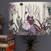 Pink Floral lampshade - Wildflower Blush - Fabric lamp shade Forest animals pink and lilac purple Bedroom lamp shade large lampshade drum