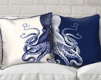 Octopus Pillow Etsy