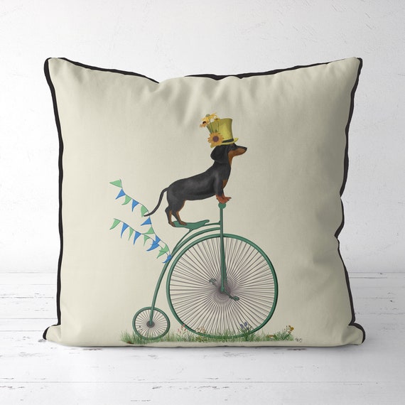 Bassotto cuscino fodera basso copri cuscino basso Doxie idea regalo per  Wiener dog owner amante simpatico cane divano gettare cuscino copri cuscino  regalo uk shop -  Italia