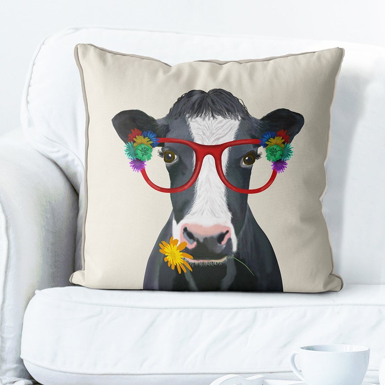 Cow gifts cow pillows Modern Farmhouse decor cow decor farm Etsy