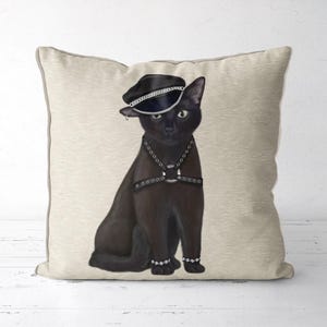 Lederen papa cadeau homo man cadeau LGBT cadeau LGBT huwelijkscadeau homo huwelijkscadeau homo paar cadeau Kat kussensloop cadeaus voor kattenliefhebbers cadeau-idee afbeelding 1