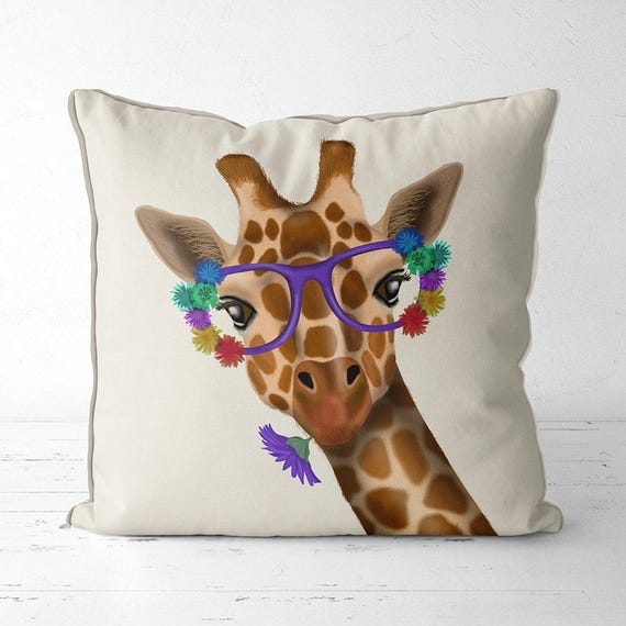 Giraffe gifts Nursery decor Giraffe decor Giraffe pillow Giraffe cushions safari nursery pillow kids room decor safari decor giraffe pattern