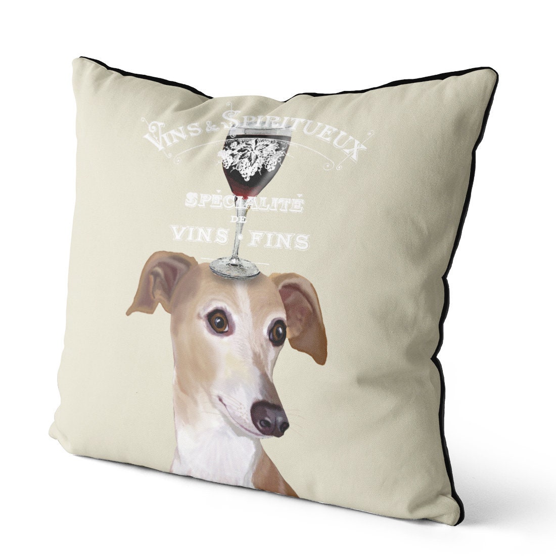 Greyhound Gifts Greyhound Pillow Cover Italian Greyhound Gifts Etsy