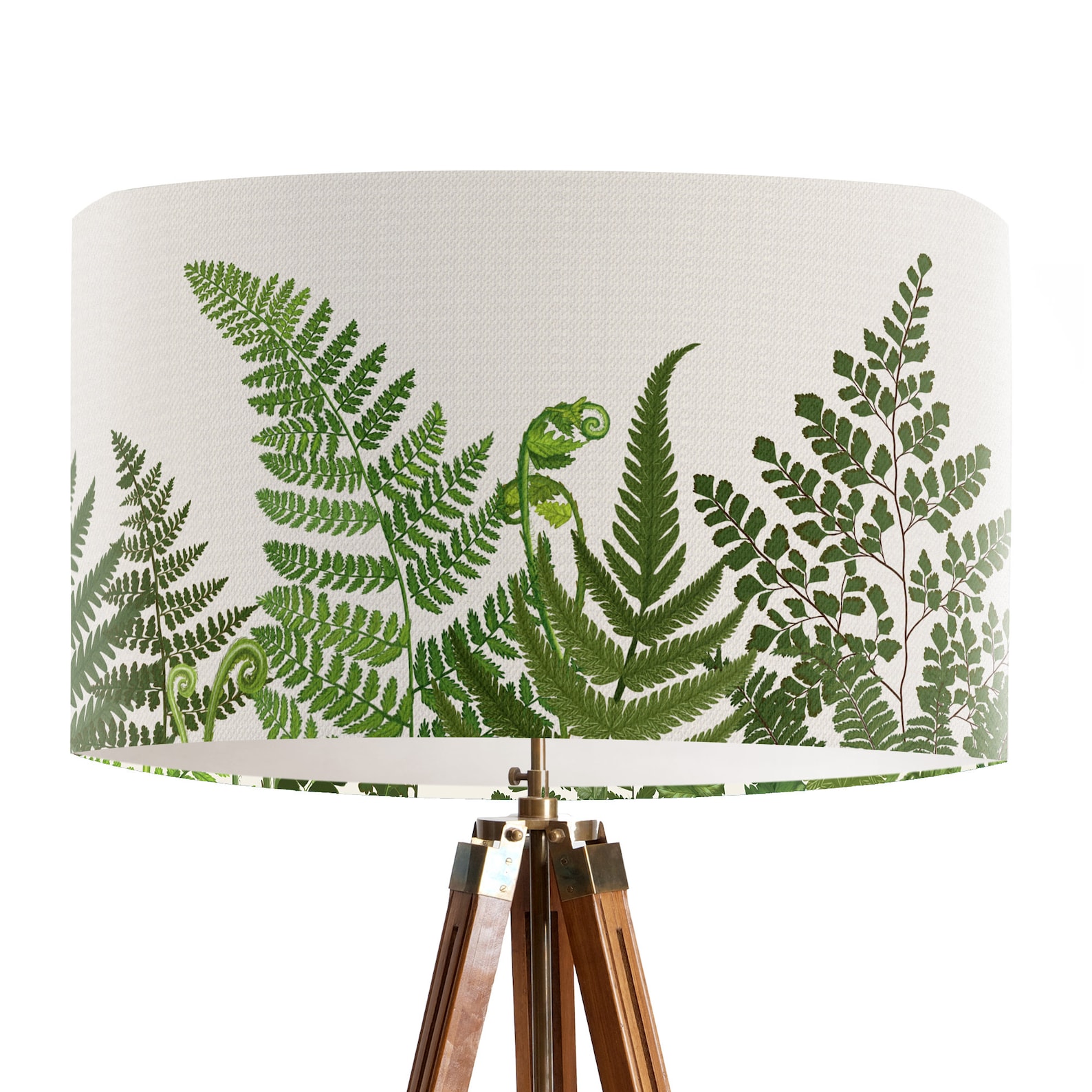 Fern Grove Botanical Lamp Shade Green Botanical Lamp Shade Etsy