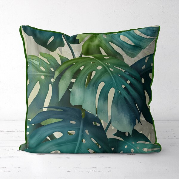 Green Leaf Pillow Etsy UK