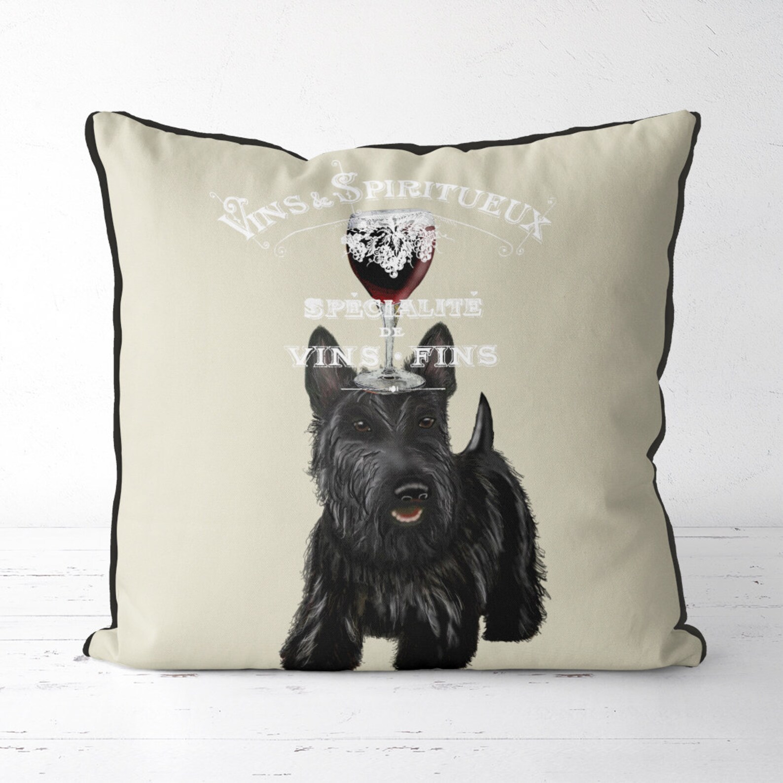 Scottish Terrier Gifts Scottish Terrier Pillow Scottie Dog Etsy