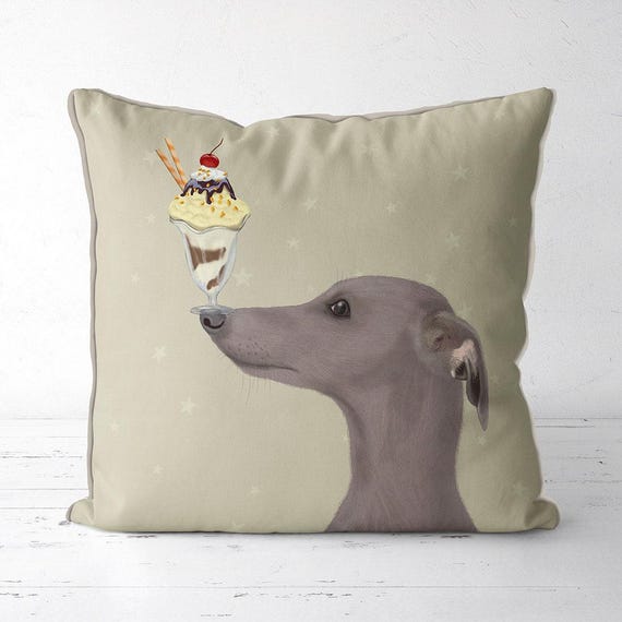 Throw Pillow Greyhound Dog Lover Gifts Italian Greyhound Love