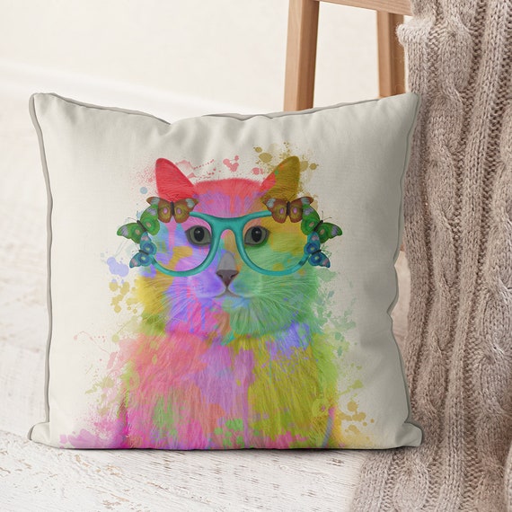 Multicolor Cat Gifts Cat Bored Not Today Throw Pillow 18x18 Multicolor Cat Gifts Cat Bored Not Today Throw Pillow 18x18