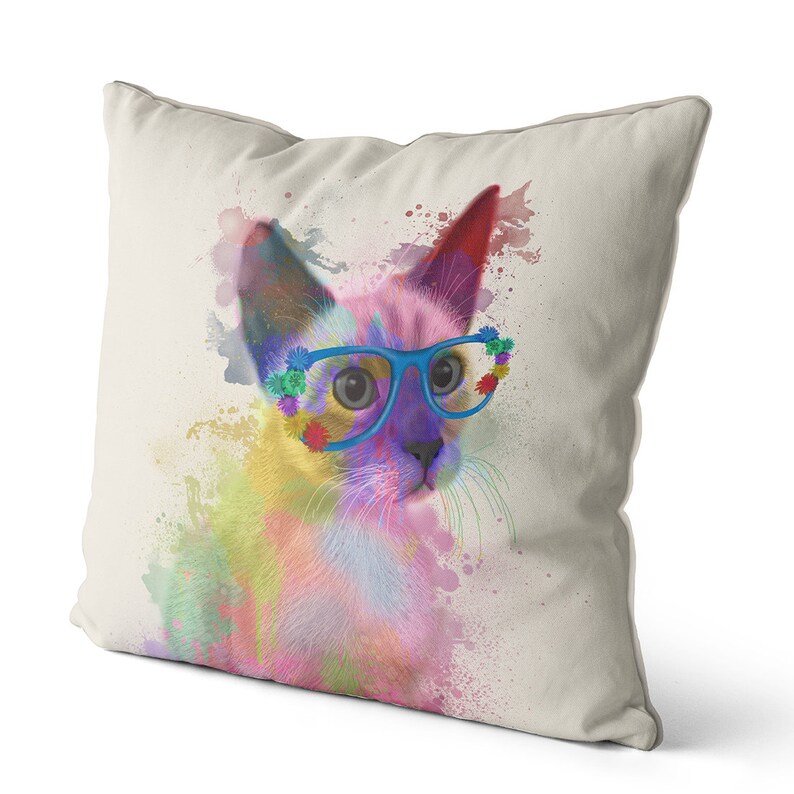 Siamese Cat Pillow Siamese Cat Gifts for Cat Lovers Gift Etsy