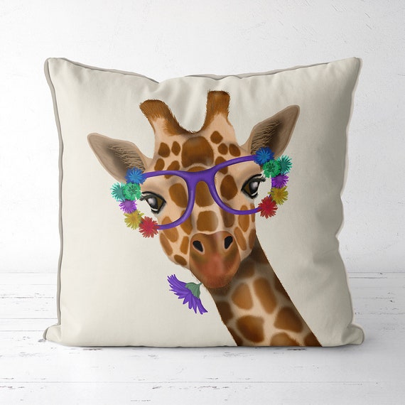 Giraffe gifts Nursery decor Giraffe Giraffe Pillow | Etsy
