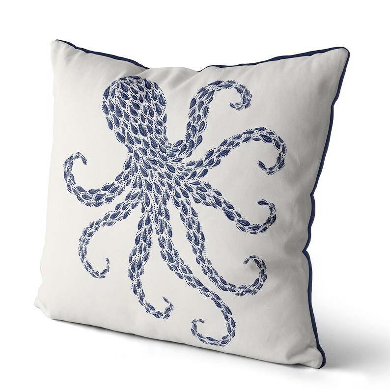 Modern coastal pillow covers Coastal throw pillows Little Etsy