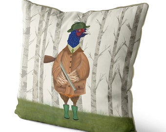 Pheasant Hunting Pheasant Throw Pillows Camo Throw Pillows