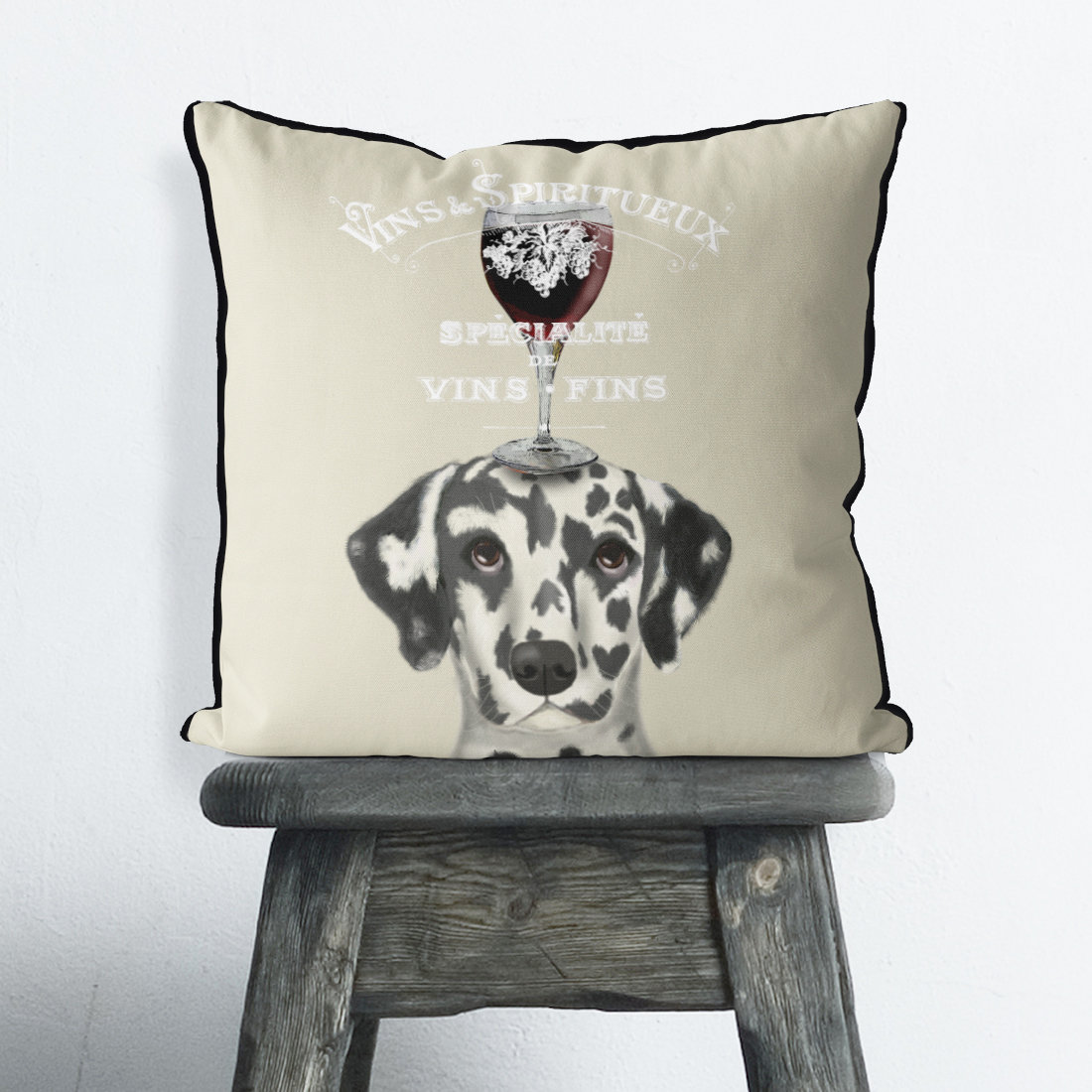 Dalmatian Gifts Dalmatian Pillow Dalmatian Cushion Wine Gift Dog Gift for Dog Lover Dog Throw Pillow Cushion Covers UK Wine Gift Ideas Etsy Canada