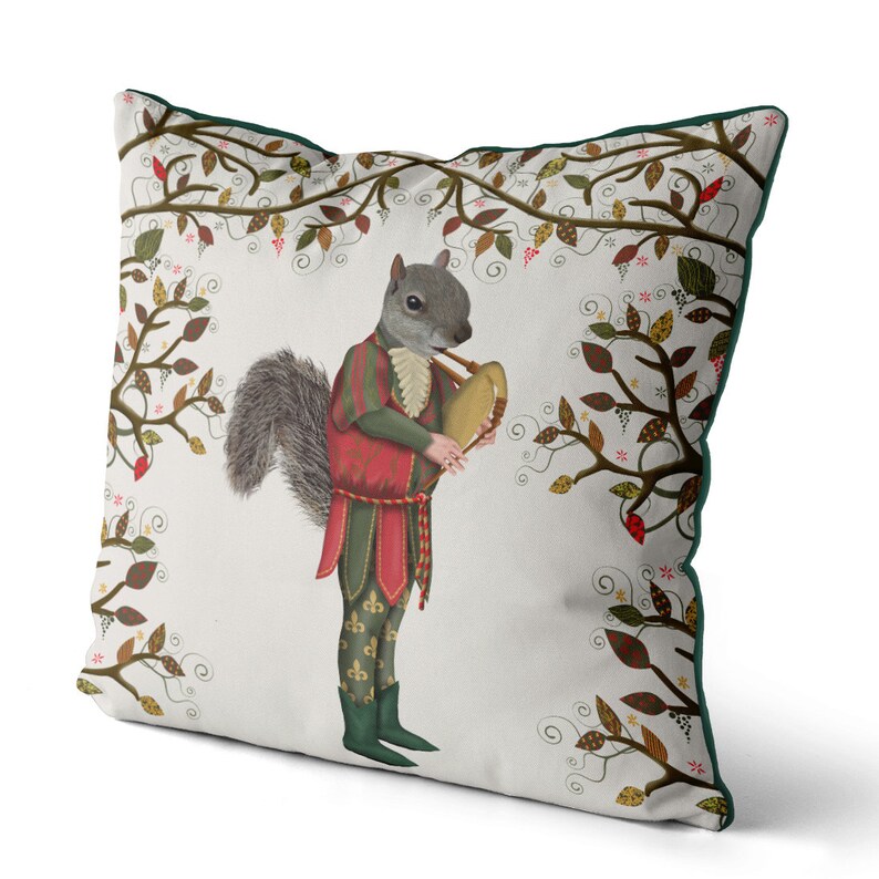 Woodland Nursery Decor Squirrel Gift Squirrel Pillow Squirrel - Etsy