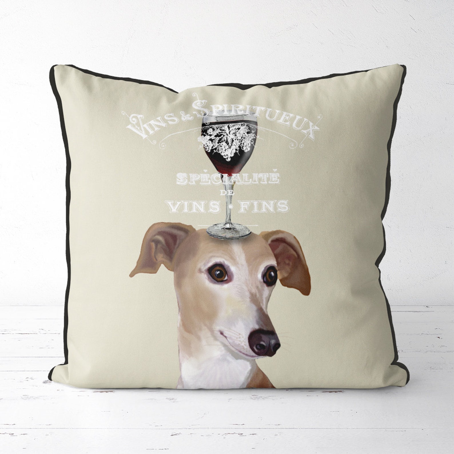 Greyhound Gifts Greyhound Pillow Cover Italian Greyhound Gifts Etsy