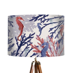 Beachy lamp shade deals
