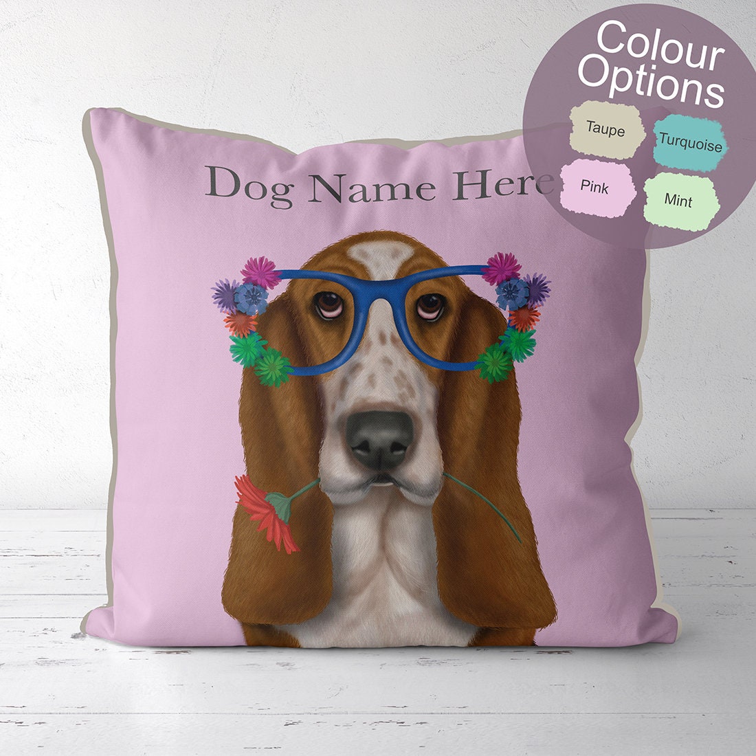basset hound pillows