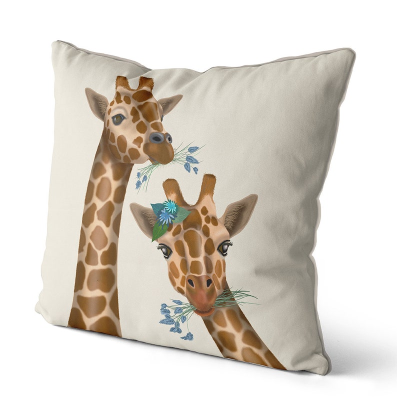Giraffe Pillow Jungle Nursery Pillow Giraffe Gift Idea Kids Etsy